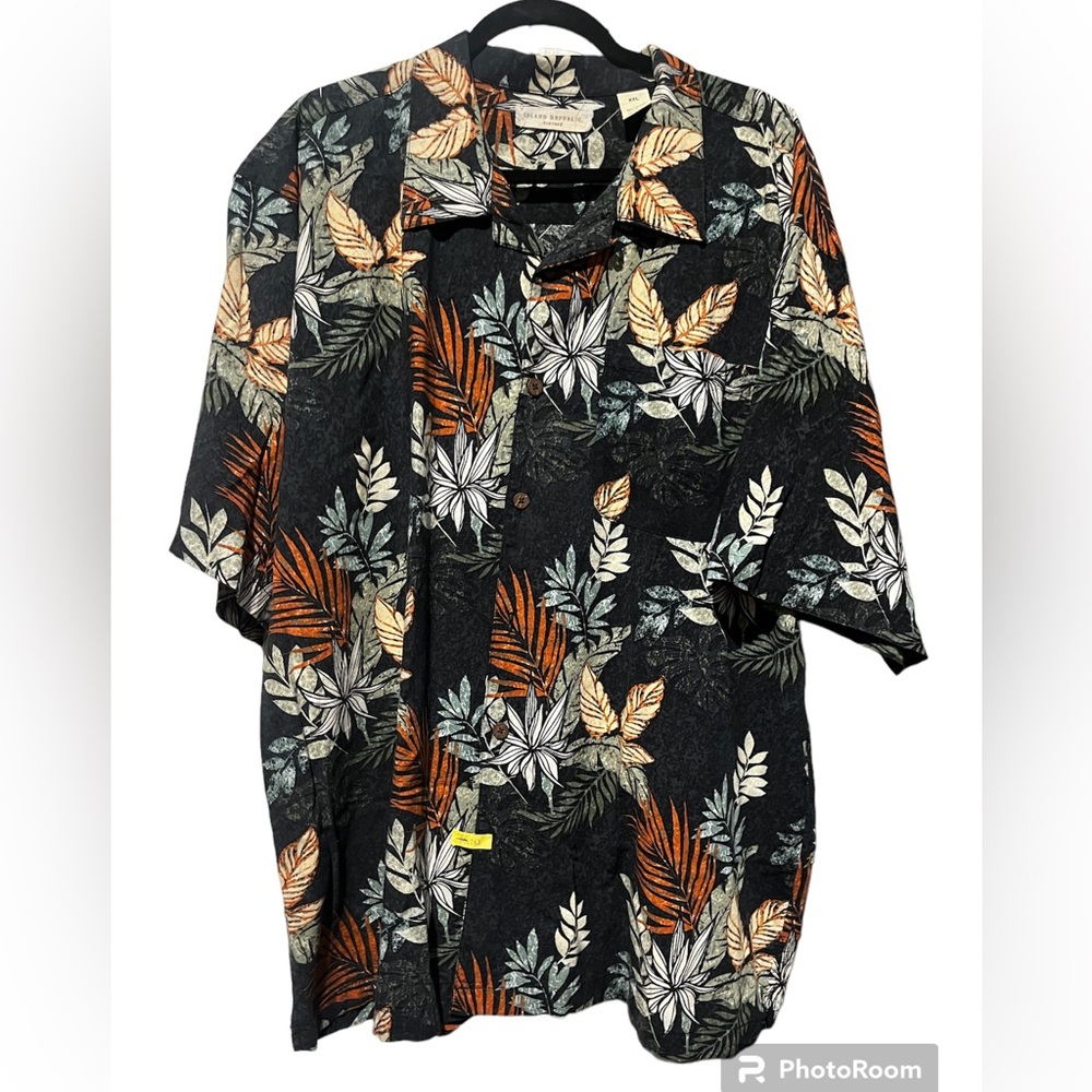 Island Republic Men’s Hawaiian Short Sleeve Shirt Size XXL